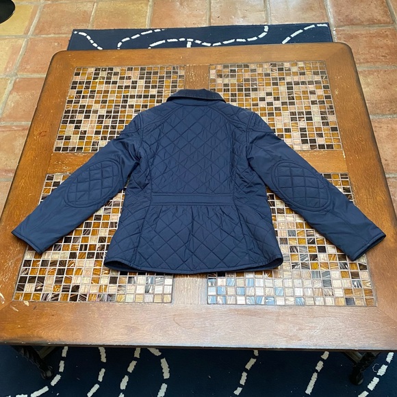 Ralph Lauren Quilted Patch Elbows Girls Jacket - Picture 6 of 8